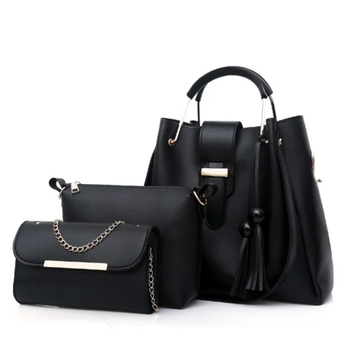 Women's Office Handbag - Black